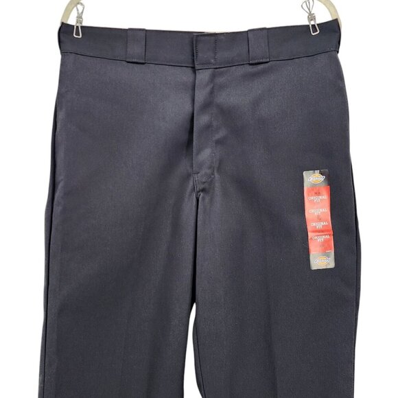 NWT Dickies 874 Original Fit Straight Leg Black Canvas Pants Mens 34UU 34X37 - Picture 2 of 10